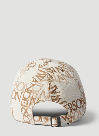 Monogram Baseball Cap JW Anderson Monogram Baseball Cap Beige jwa0351013