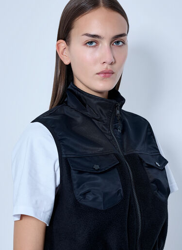 LN-CC® - Cecilie Bahnsen: Soft Fleece Vest - Black Cecilie Bahnsen Soft Fleece Vest Black cec0266011