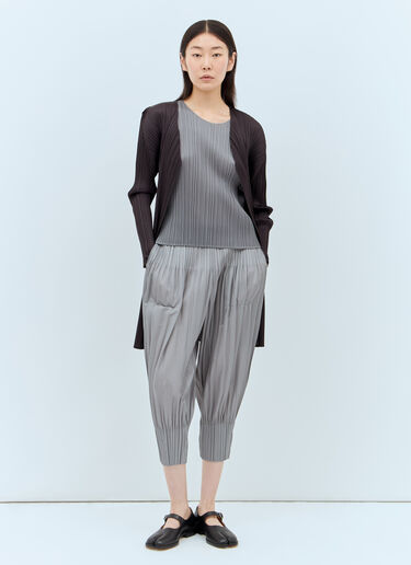 Pleats Please Issey Miyake プリーツバルーンパンツ グレー plp0257036