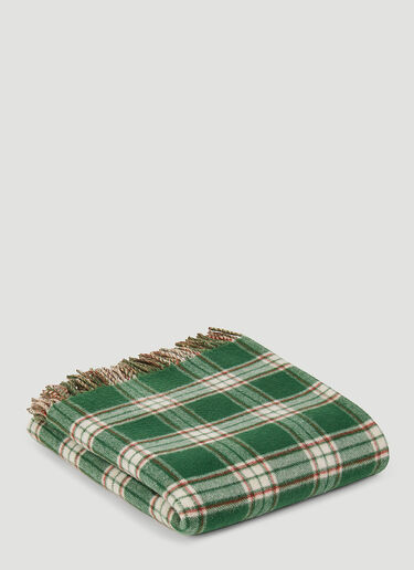 GG Tartan Blanket Gucci GG Tartan Blanket Green wps0670145