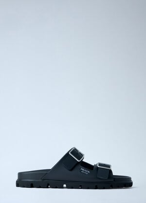 Prada Rubber Slides Black pra0263012