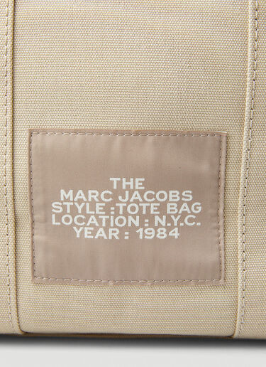 Marc Jacobs 로고 프린트 스몰 토트 백 베이지 mcj0247043