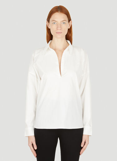 TOTEME Poplin Shirt White tot0251033