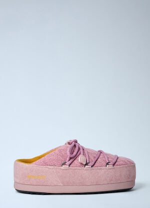 Moon Boot x GUEST IN RESIDENCE EVX Knit Mules Pink mbg0364007