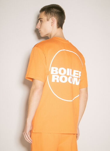 Boiler Room 徽标印花 T 恤  橙色 bor0155007