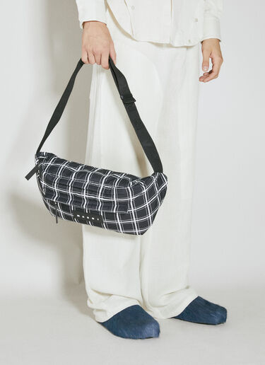 Marni Large Check Belt Bag Black mni0154015