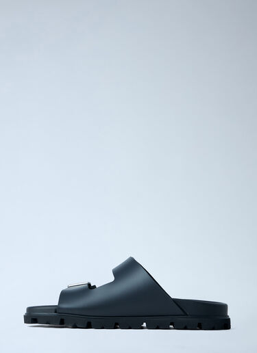 Prada Rubber Slides Black pra0263012