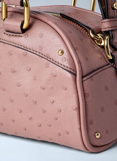 Chloé Small Bowling Handbag Red chl0263075