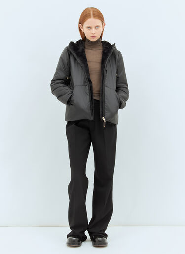 Max Mara 양면 기능성 캔버스 재킷  블랙 max0257052