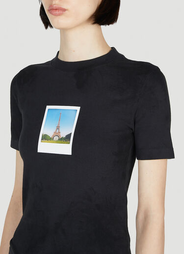 Balenciaga Polaroid T-Shirt Black bal0252038