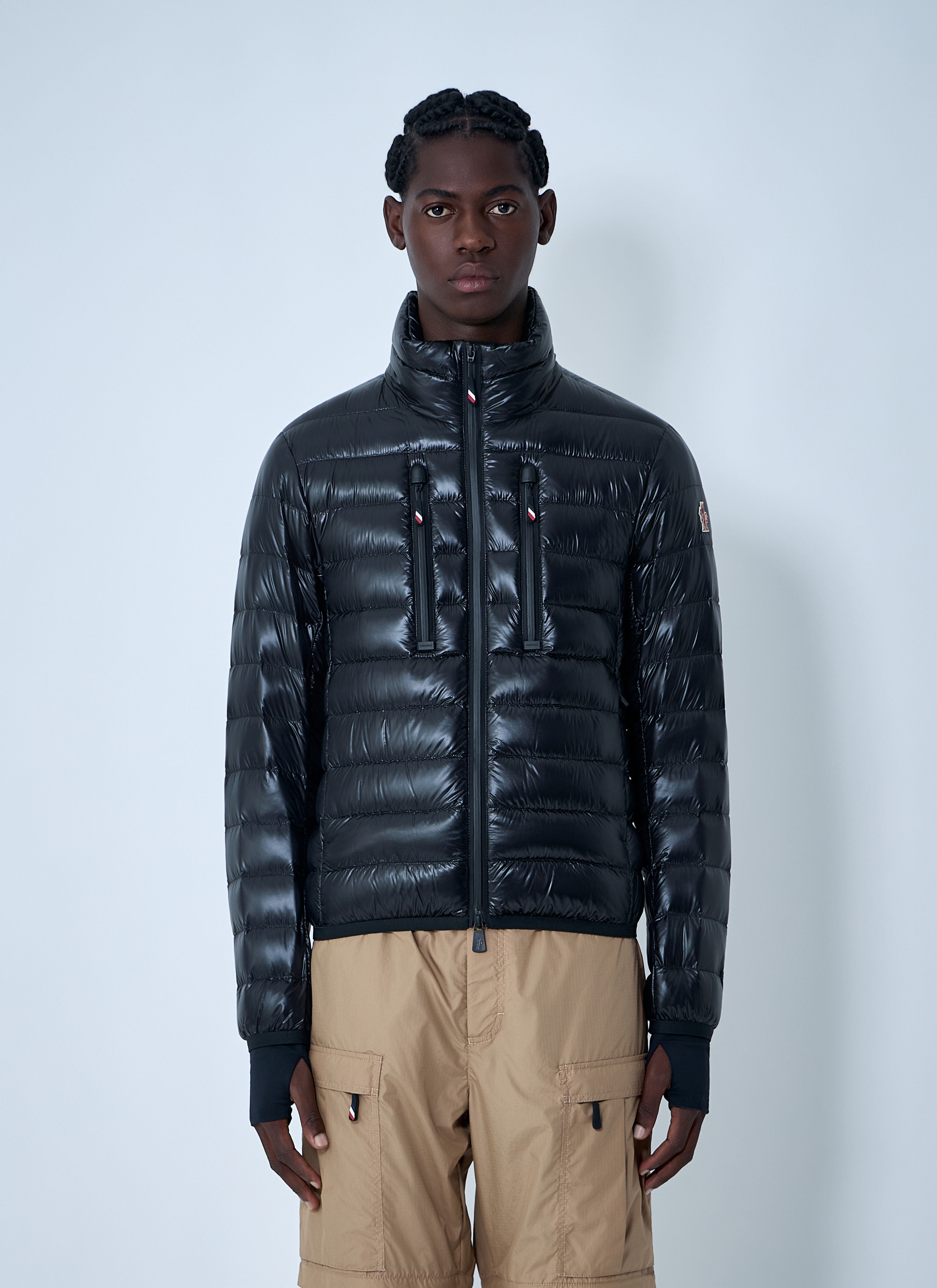 MONCLER ダウン Moncler Grenoble Men's' Hers Short Down Jacket in Black | LN-CC®