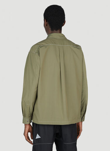 And Wander Dry Overshirt Khaki anw0152012