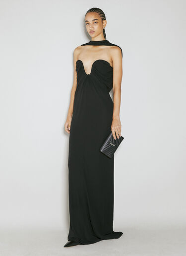 Cassandre Matelassé Envelope Chain Wallet Saint Laurent Cassandre Matelassé Envelope Chain Wallet Black sla0253159