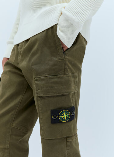 Stone Island Cargo Track Pants Green sto0154079
