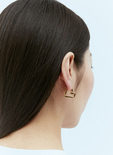 Bottega Veneta H Beam 耳环 红色 bov0255041