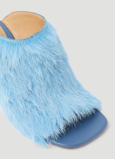 Ponyhair Mules Dries Van Noten Ponyhair Mules Blue dvn0253012