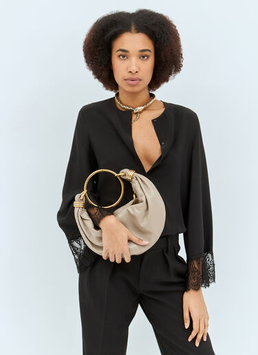 Chloé Small Bracelet Hobo Bag Grey chl0258040