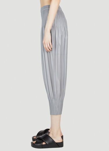 Pleats Please Issey Miyake Pleated Pants Grey plp0253012