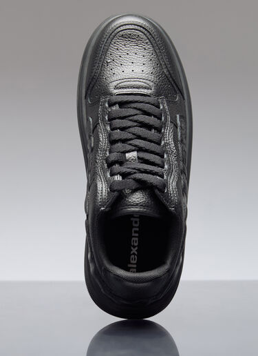 Alexander Wang Cloud Leather Sneakers Black awg0255050