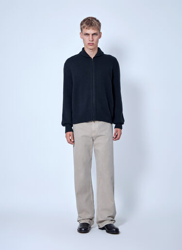 The Row Buffalo Wool, Silk and Cashmere Cardigan Black row0166010