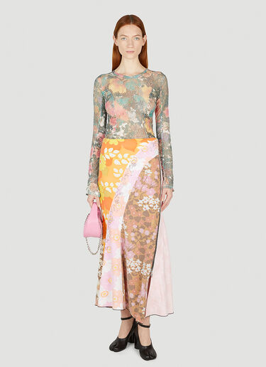 Rave Review Alma Patchwork Skirt Multicolour rav0252007