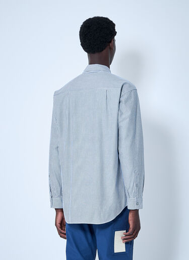 Stone Island Marina Striped Shirt Blue sto0160002