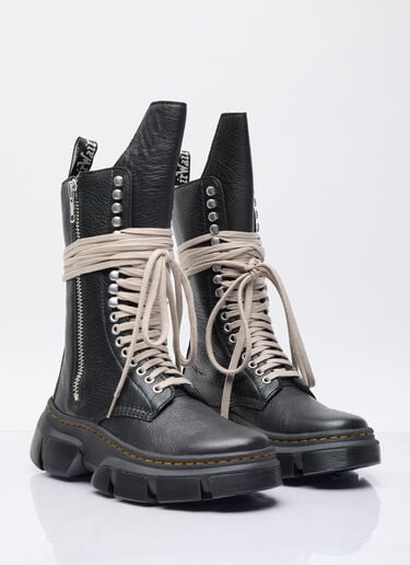 Rick Owens x Dr. Martens 1918 DMXL Calf Length Boots Black rod0256003