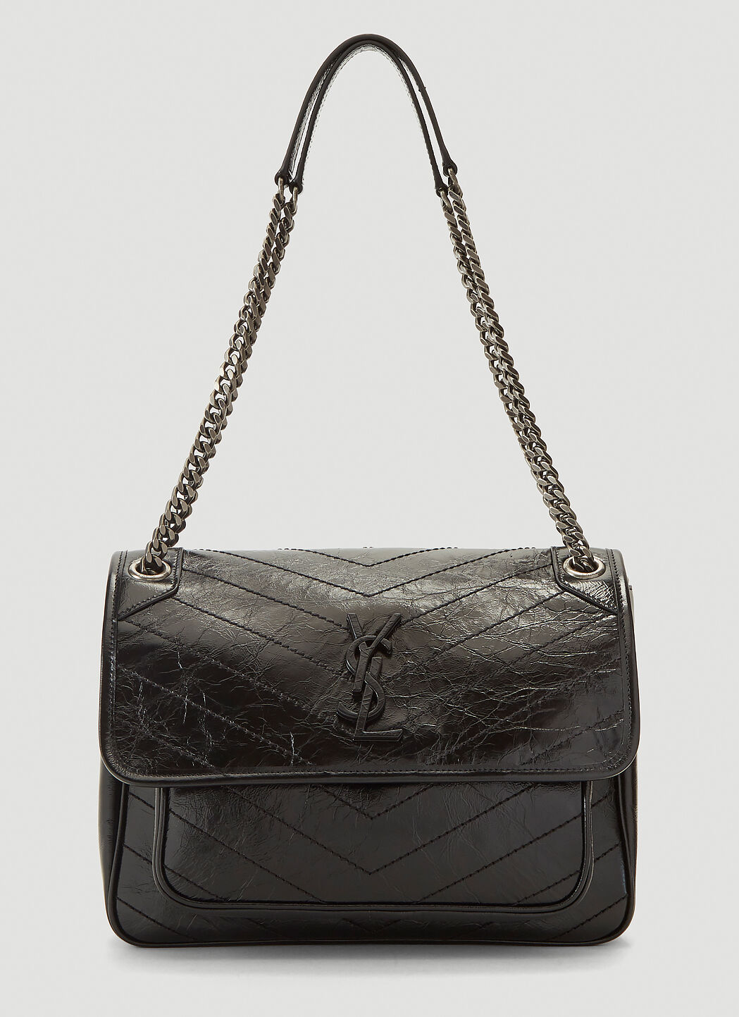 Saint Laurent Medium Niki Shoulder Bag Black sla0156040