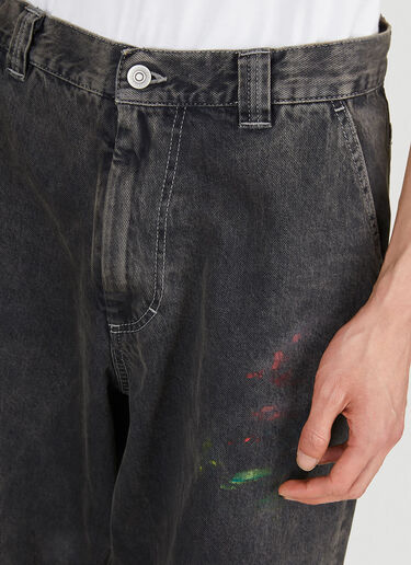 Maison Margiela 做旧牛仔裤 黑色 mla0150010