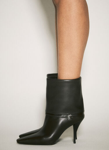 Saint Laurent Ricky 皮靴 棕色 sla0257040