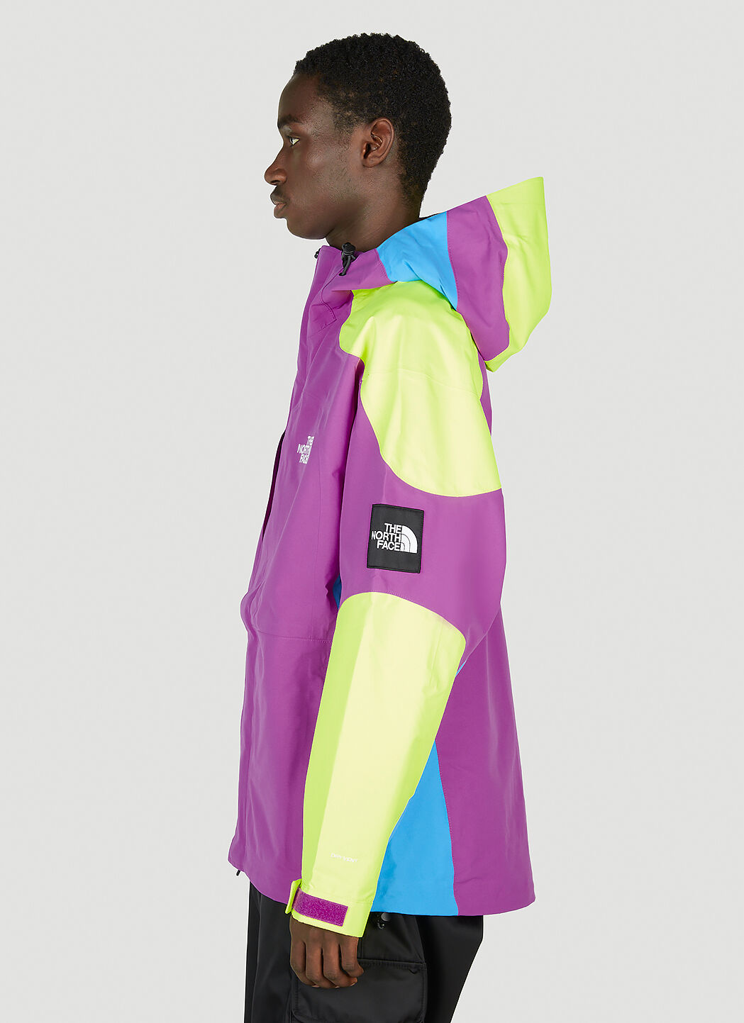 Color block north face jacket discount