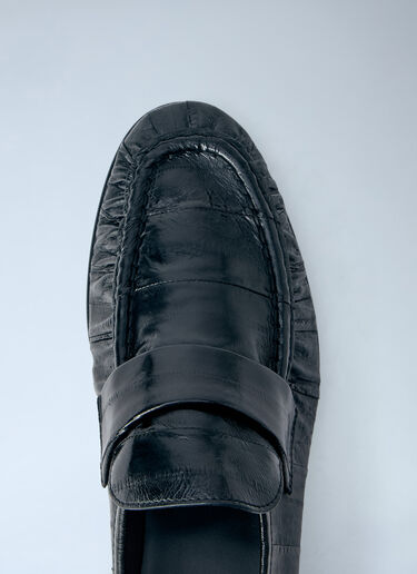 The Row Soft Loafers Black row0264099