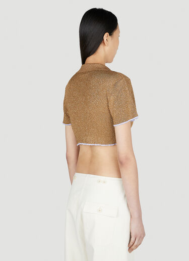 Le Haut Brilho Top Jacquemus Le Haut Brilho Top Brown jac0251035