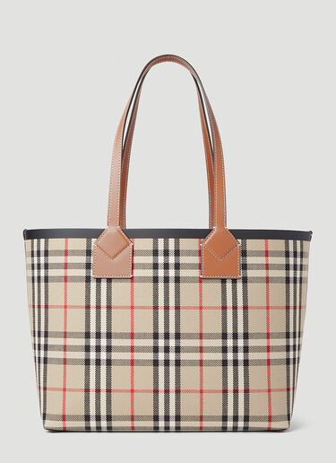 Burberry 체크 토트 백 베이지 bur0252036