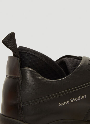 Acne Studios Rockaway 테크니컬 가죽 스니커즈 Black acn0136002