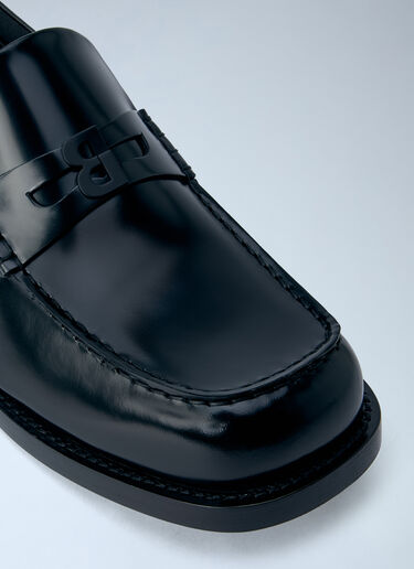 LN-CC® - Balenciaga: Comfy Leather Loafers - Black Balenciaga Comfy Leather Loafers Black bal0165025