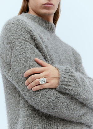 Bleue Burnham Trust Is Alive Signet Ring Silver bbm0354005