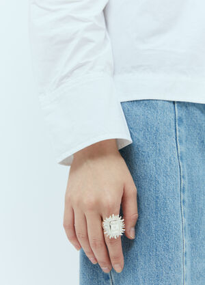 Bleue Burnham Trust Is Alive Signet Ring Silver bbm0354005