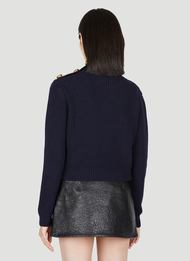 Prada 针织 Polo 领运动衫 蓝色 pra0254014