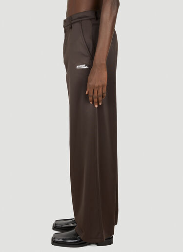 Martine Rose Oversized Track Pants Brown mtr0352006