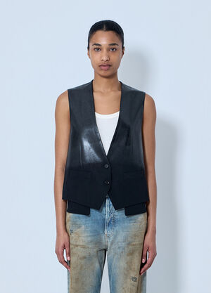Acne Studios Tailored Sleeveless Waistcoat Black acn0264036