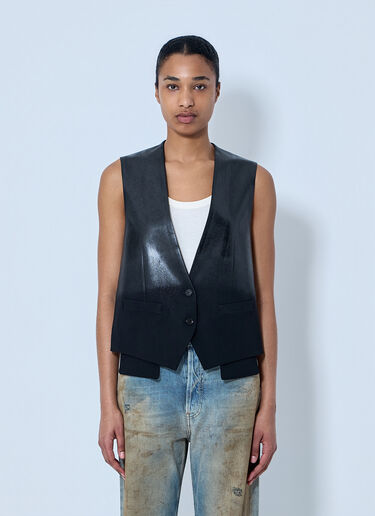 Acne Studios Tailored Sleeveless Waistcoat Black acn0264036
