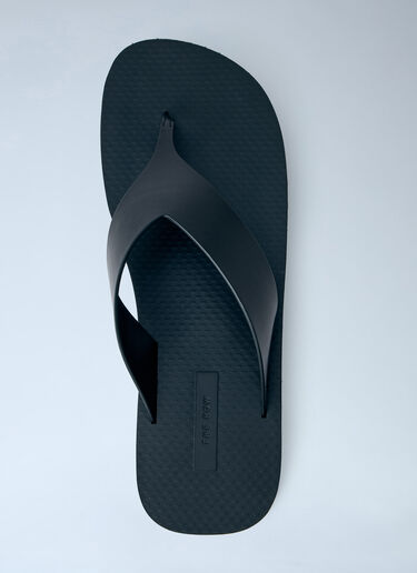 The Row Dune Platform Thong Sandals Black row0264071