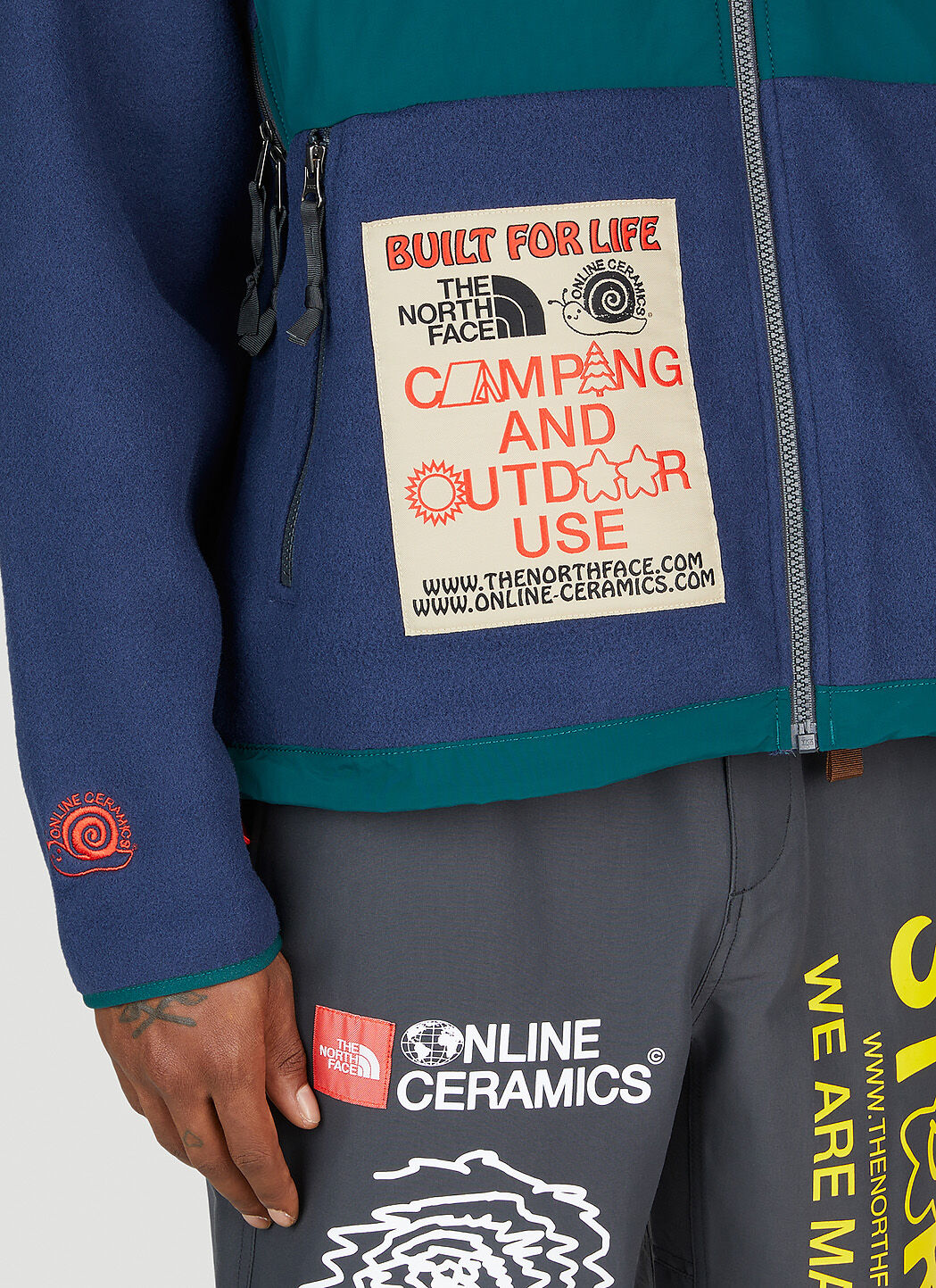 The North Face x Online Ceramics 1995 Anorak Jacket in Dark Blue