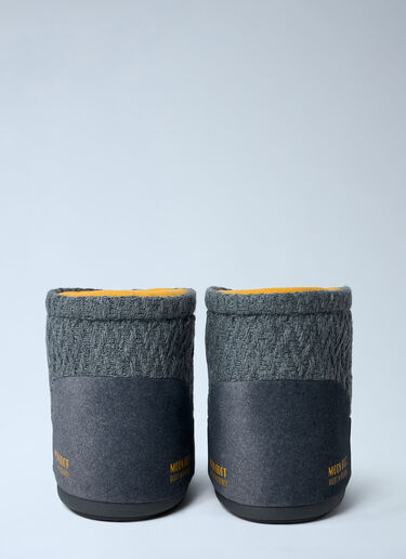 Moon Boot x GUEST IN RESIDENCE Icon Low Nolace Knit Boots Grey mbg0364001