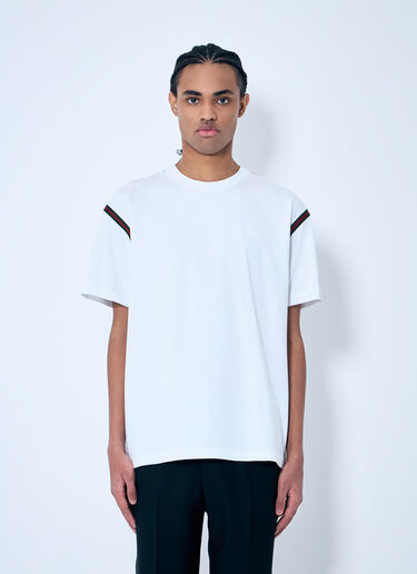 Gucci Embroidered Cotton Jersey T-Shirt White guc0159056