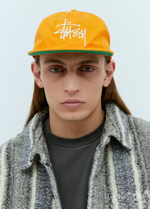 Stüssy Basic Strapback Baseball Cap Orange sts0153017