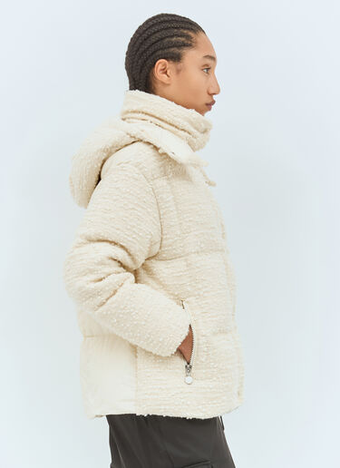 Moncler 파라나 트위드 쇼트 다운 재킷 크림 mon0258016