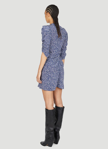 アリニザ プリント ドレス Isabel Marant アリニザ プリント ドレス ブルー ibm0253006