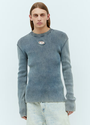 Diesel K-Darin-A Rib Sweater Blue dsl0157017